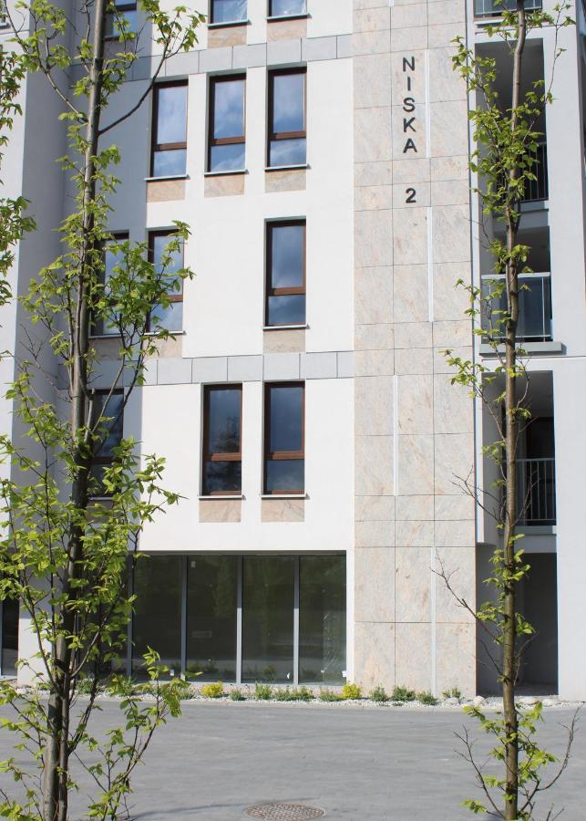 Apartament White-Niska Z Garazem Podziemnym Kielce Bagian luar foto